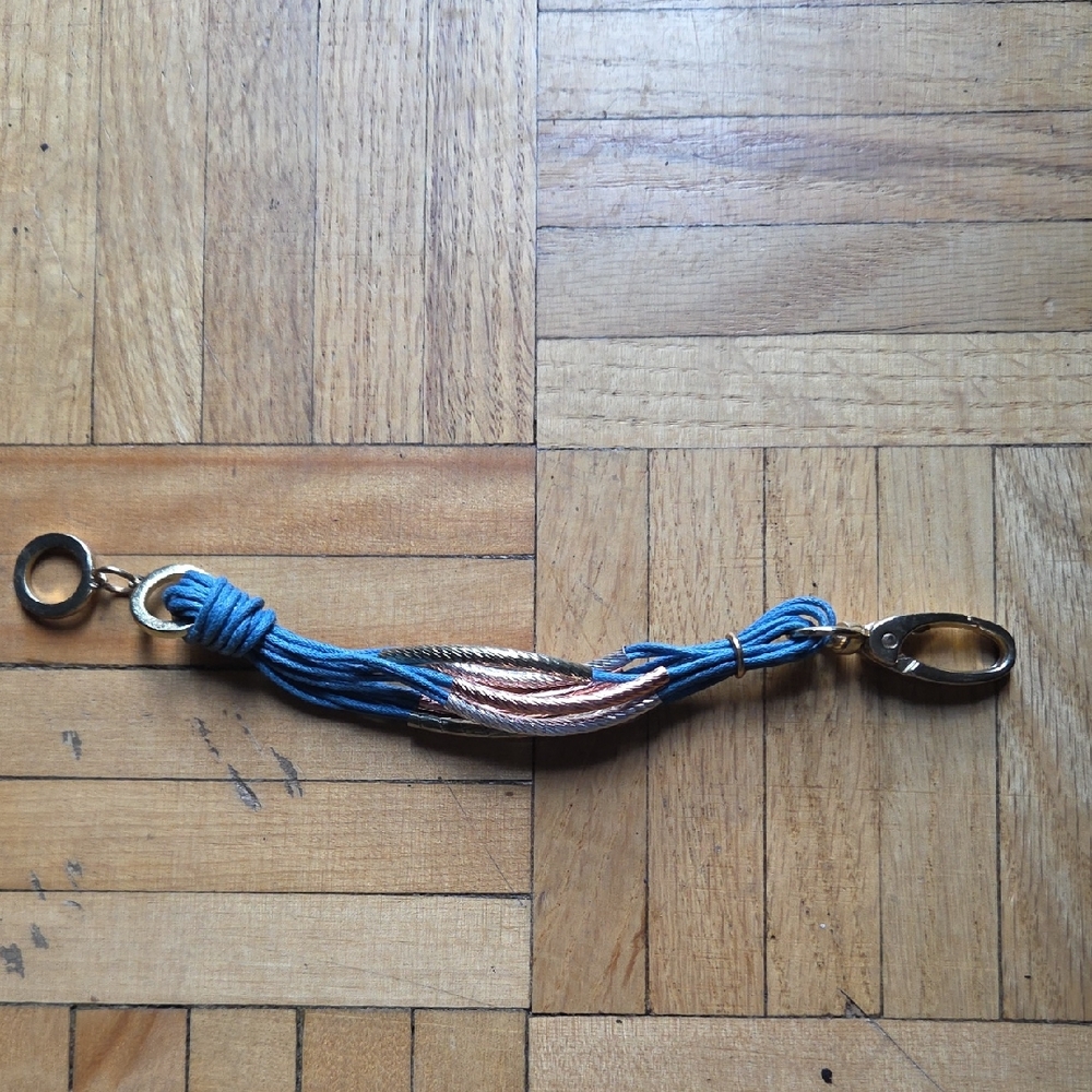 Vintage Blue and Gold Bracelet